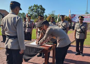 7 Pejabat Polres Konawe Selatan Berganti, Ini Daftarnya
