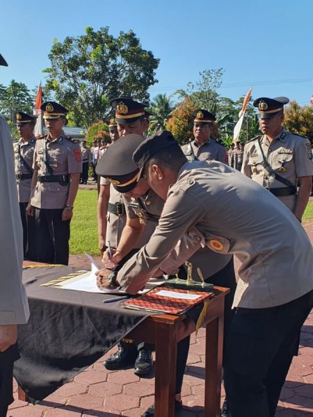 7 Pejabat Polres Konawe Selatan Berganti, Ini Daftarnya