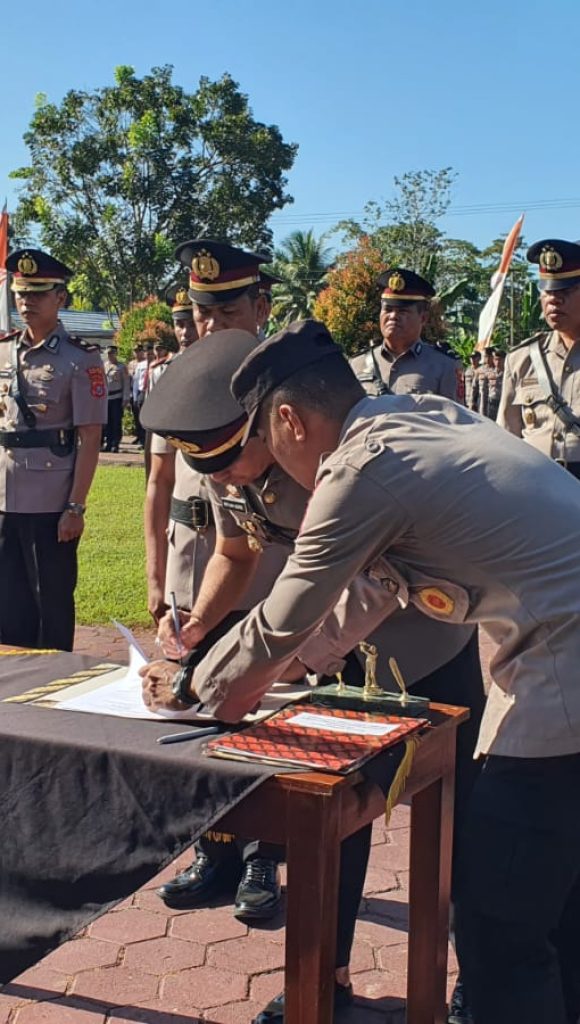 7 Pejabat Polres Konawe Selatan Berganti, Ini Daftarnya