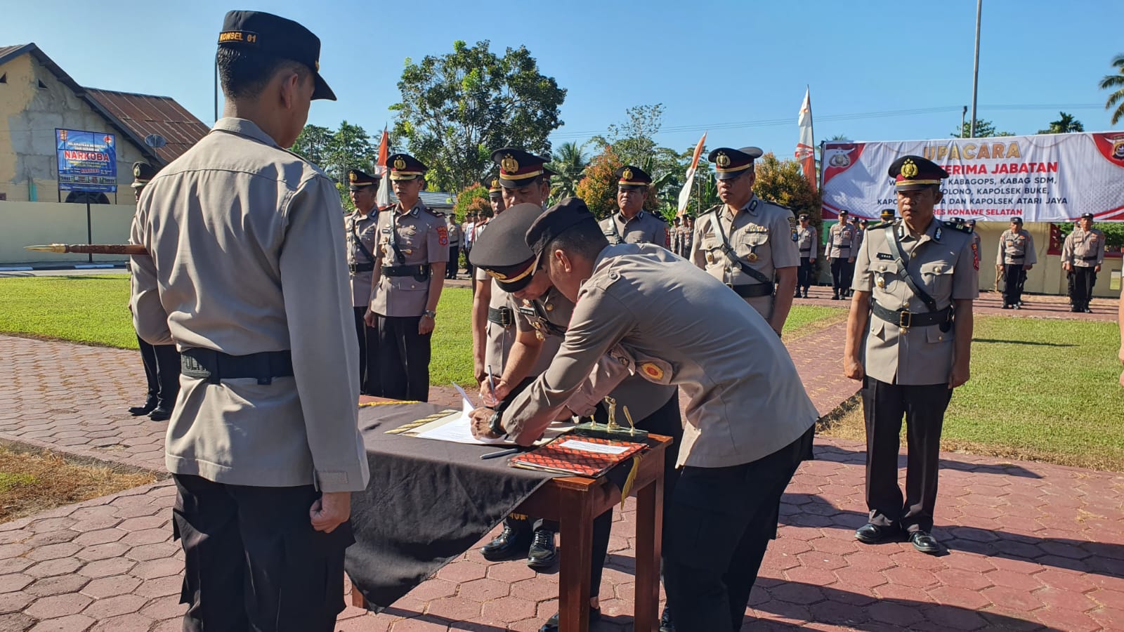 7 Pejabat Polres Konawe Selatan Berganti, Ini Daftarnya