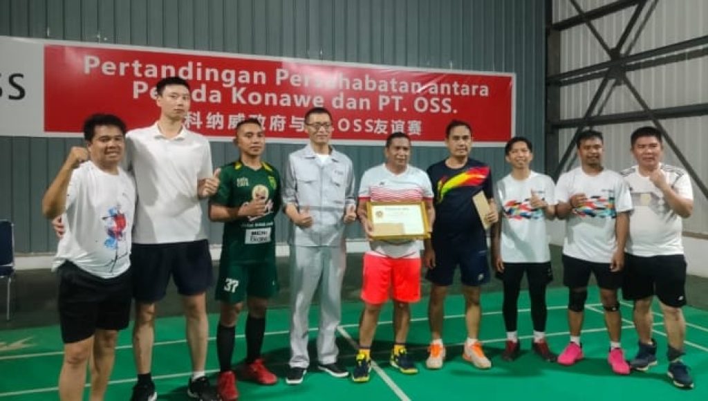 Pemda Konawe Bersama PT.OSS Gelar Pertandingan Persahabatan
