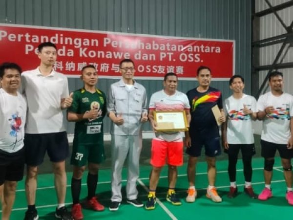 Pemda Konawe Bersama PT.OSS Gelar Pertandingan Persahabatan