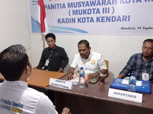Jelang Muskota ke III, Kadin Kendari Lakukan Penjaringan Bakal Calon Ketua