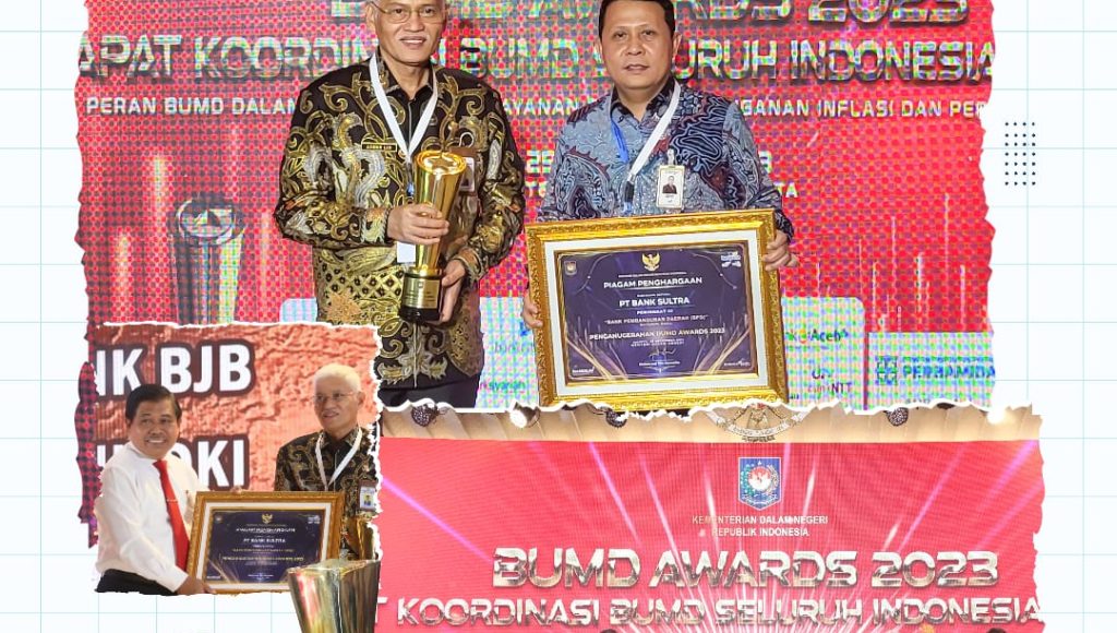 Bank Sultra Torehkan Prestasi Bergengsi dari Kemendagri