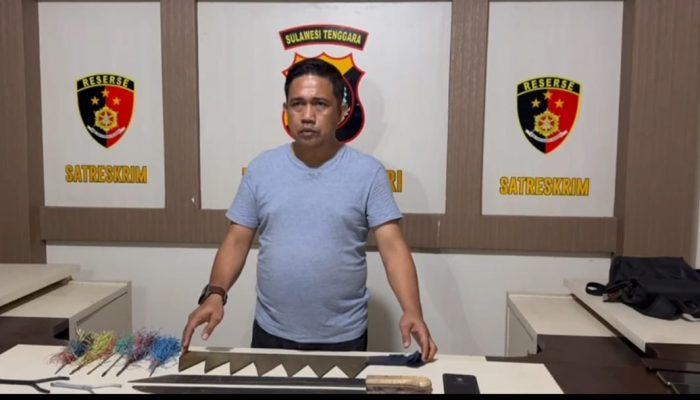 Satreskrim Polresta Kendari Ringkus Dua Pelaku Penganiayaan Warga