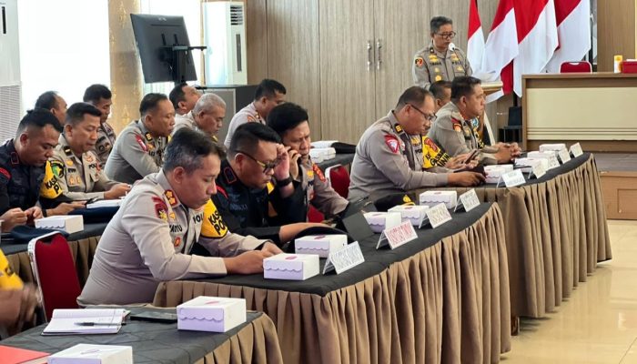 Tim Mabes Polri Gelar Supervisi Operasi Mantab Brata di Polda Sultra