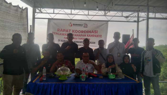 Rapat Koordinasi Bawaslu Konkep: Pastikan Kampanye Aman, Damai, dan Kondusif
