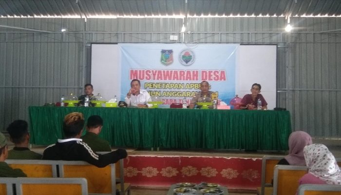 Laksanakan Musdes PJ Kades Tanjung Batu Prioritaskan Pembagunan Fisik Desa