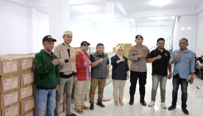 KPU Baubau Terima Logistik Tahap II Pemilu dan Pilpres