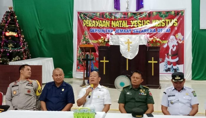 Pj Bupati, Kunjungi 5 Gereja di KonawePj Bupati, Kunjungi 5 Gereja di Konawe