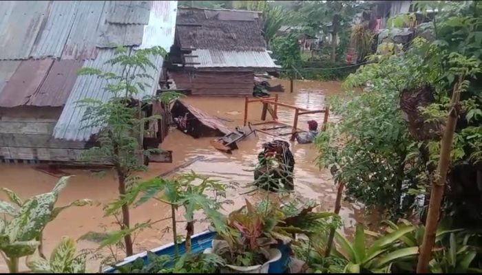 Sungai Sakuli Meluap, Ratusan Rumah di Kolaka Terendam Banjir