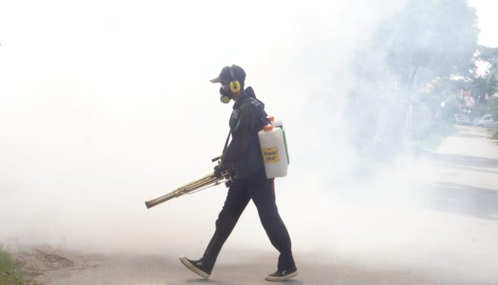 Basmi DBD, FPRB Sultra Kembali Lakukan Fogging