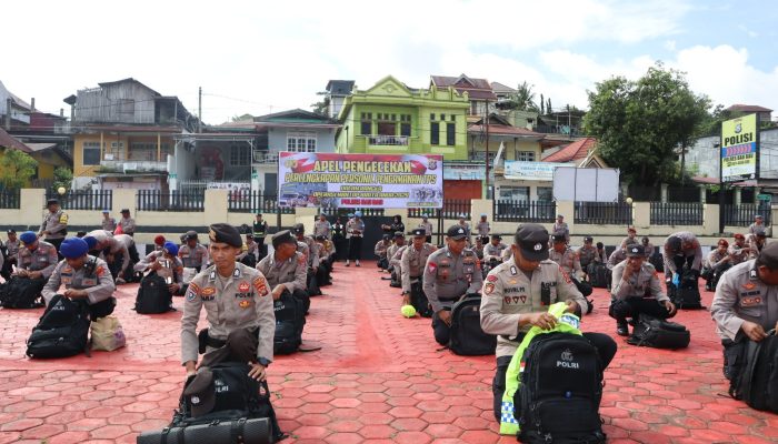 PAM Pemilu 2024 181 Personil Polres Baubau Bakal Amankan TPS