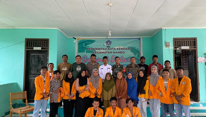 Mahasiswa KKN MBKM UHO Kel. Tobimeita Awali Kegiatan Yang Tepat