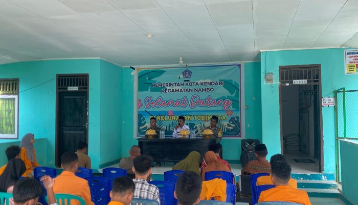 Mahasiswa KKN MBKM UHO Kel. Tobimeita Awali Kegiatan Yang Tepat