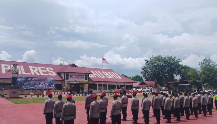 Sertijab Dua Kapolsek Polres Baubau Berganti