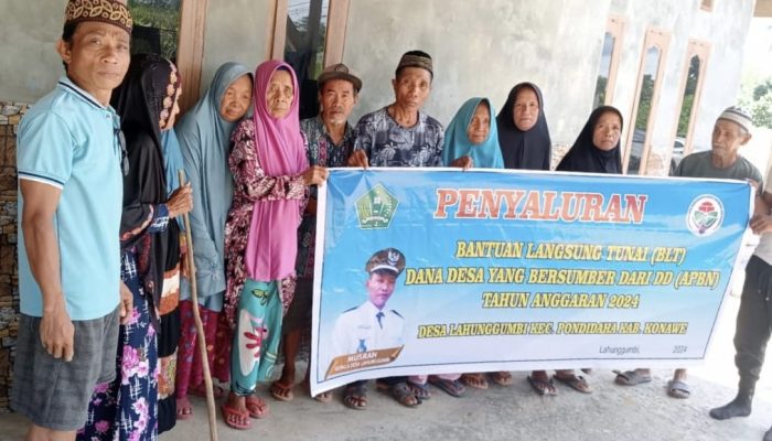 DD 2024 Cair, Kades Lahongumbi Lakukan Mulai Jalankan Program Kerja
