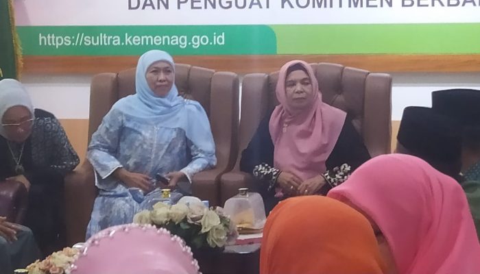 Berkunjung ke Kanwil Kemenag Sultra, Begini Harapan Khofifah Indar Parawansa