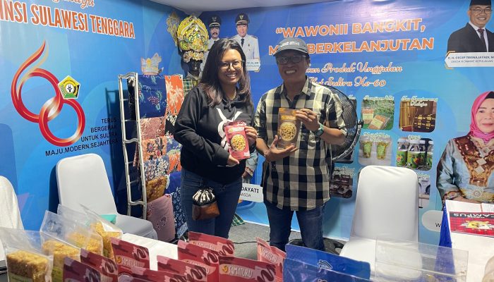 Produk UMKM Binaan PT GKP Hadir Dalam Pekan Produk Unggulan Sultra