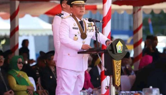 Pemprov Sultra Gelar Upacara di HUT Sultra ke-60