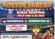 Nobar Semifinal AFC U-23, Dispar Sultra Kerjasama MNC Group