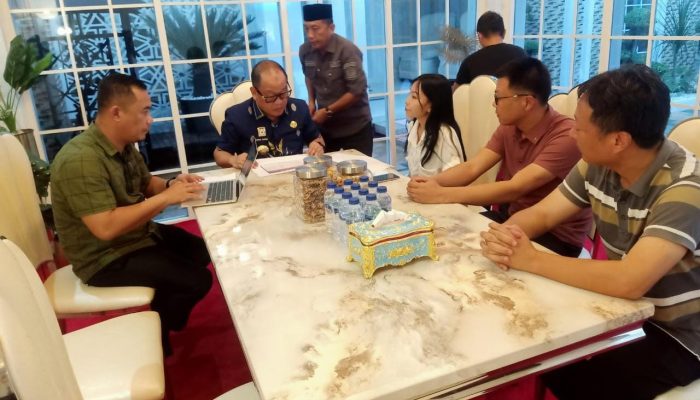 Pj Bupati Konawe Dikunjungi Tamu Asal China