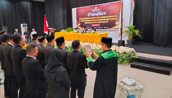 KPU Konawe Lantik 140 Penyelenggara Pemilihan Kecamatan
