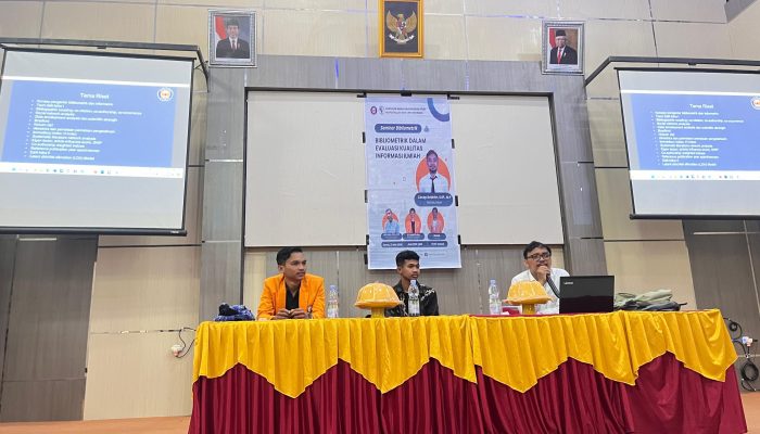Tingkatkan Sott Skill, HMPS Perpustakaan dan Ilmu Informasi UHO Gelar Seminar Bibliometrik