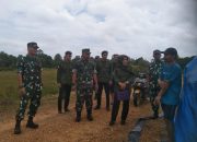 Kodim 1417/ Kendari Bersama Dinas Pertanian Konkep Kunjungi Area Persawahan di Konkep