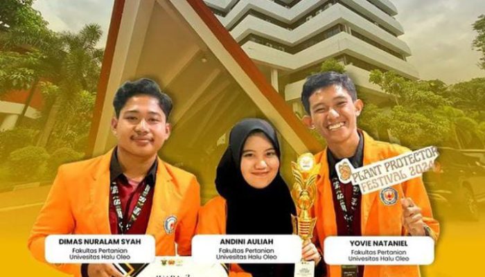 Mahasiswa UHO, Raih Juara 2 Lomba Karya Tulis Ilmiah Tingkat Nasional di Makassar