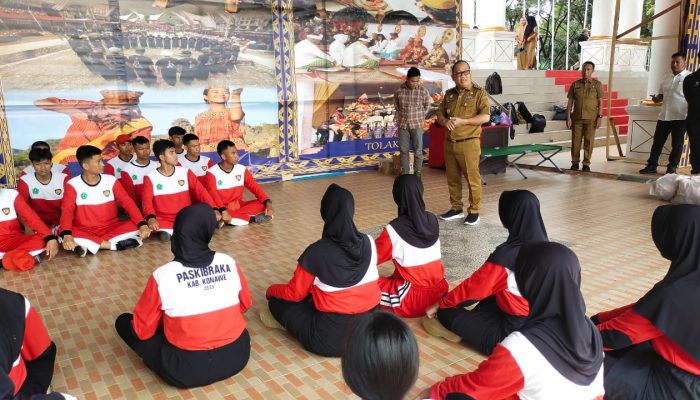 Jelang Peringatan Hari Pancasila, Pj Bupati Motivasi Anggota Paskibraka