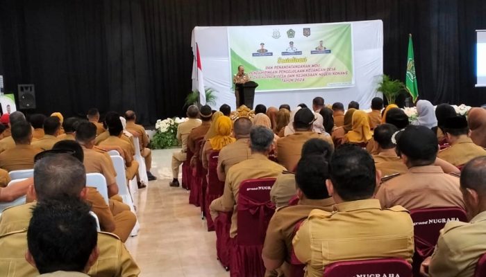 Kades Bersama Kejari Konawe Tandatangani MOU Pendampingan