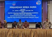 Kerja Sama, PT Antam Tbk dan BPN Sultra Amankan Aset Pertambangan