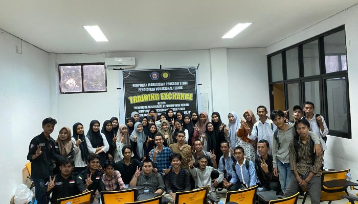 Menumbuhkan Semangat Kepemimpinan, Pengurus HMPS PVT UHO Sukses Gelar Kegiatan Training Exchange