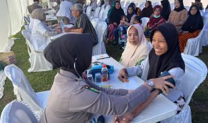 Momen HUT Bhayangkara ke 78, Polda Sultra Gelar Bakti Kesehatan