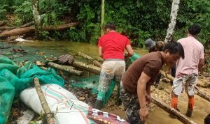 UPTD Spam Dinas PUTR Konkep Gerak Cepat Lakukan Perbaikan Dibeberapa Titik Akibat Banjir