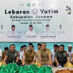 Harmin Ramba Salurkan Bantuan Sembako di Momen Lebaran Anak Yatim