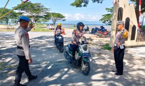 Polres Muna Gelar Gaktibplin, Sasar Kelengkapan Komponen dan Surat-surat Kendaraan Personel