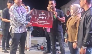 Peluncuran Maskot dan Jingle KPU Konkep di Padati Masyarakat