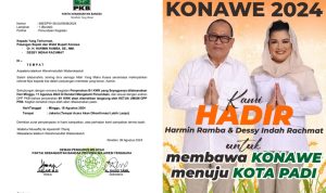 Pasangan Harmin-Dessy Terima Undangan Penyerahan B1 KWK