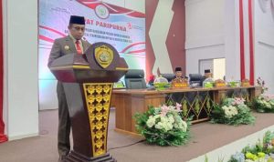 Rapat Paripurna Istimewa DPRD, Pj Wali Kota Baubau Sampaikan Arahan Presiden RI