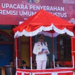 Pj Wali Kota Baubau Serahkan Remisi 309 Narapidana Lapas Kelas II A