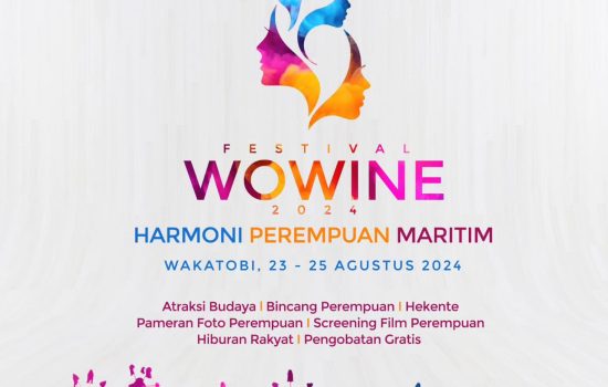 Dispar Sultra Gandeng Komunitas Gelar Festival Wowine 2024 di Wakatobi