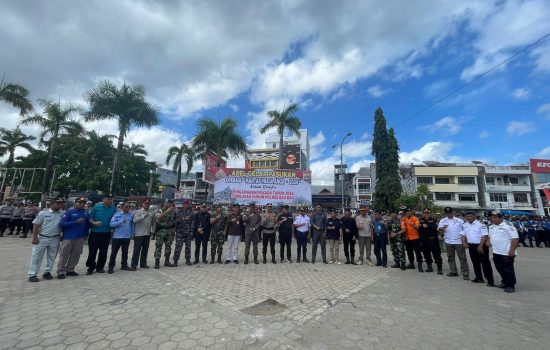 Jelang Pilkada 2024, Polres Baubau Gelar Apel Pasukan Ops Mantap Praja Anoa