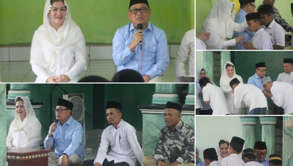 Pasangan Harmin - Dessy Kunjungi Dua Pesantren di Konawe