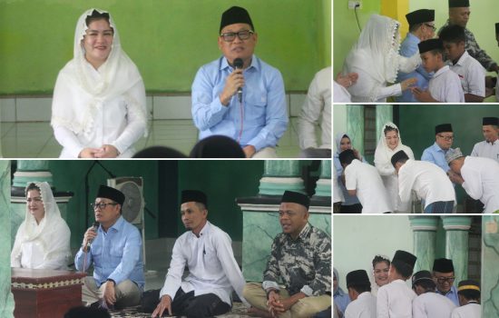 Pasangan Harmin – Dessy Kunjungi Dua Pesantren di Konawe