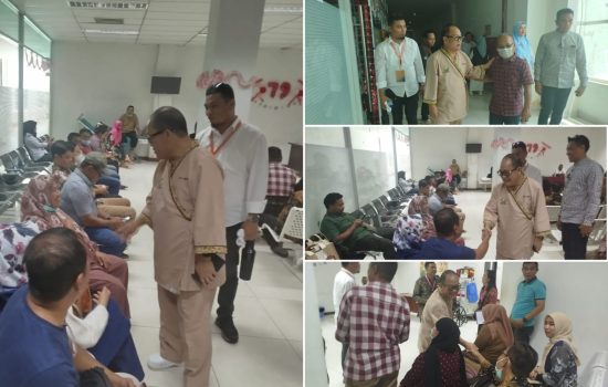 Harmin Ramba Disambut Warga Konawe Saat Periksa Kesehatan di RS Bahteramas