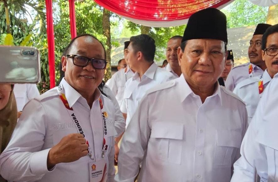 Harmin Ramba Hadiri Rapimnas Gerindra Dikediaman Prabowo Subianto