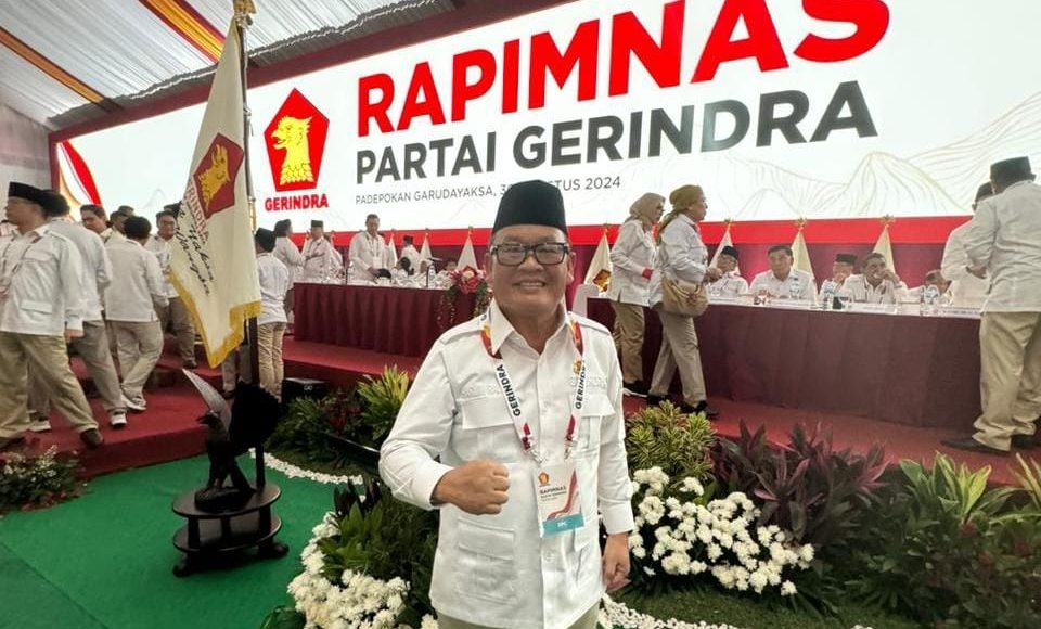 Harmin Ramba Hadiri Rapimnas Gerindra Dikediaman Prabowo Subianto