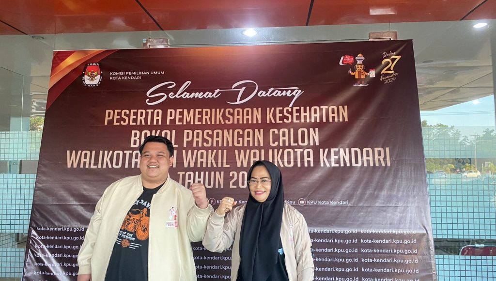 Paslon Walikota Kendari Lakukan Pemeriksaan Kesehatan Terakhir
